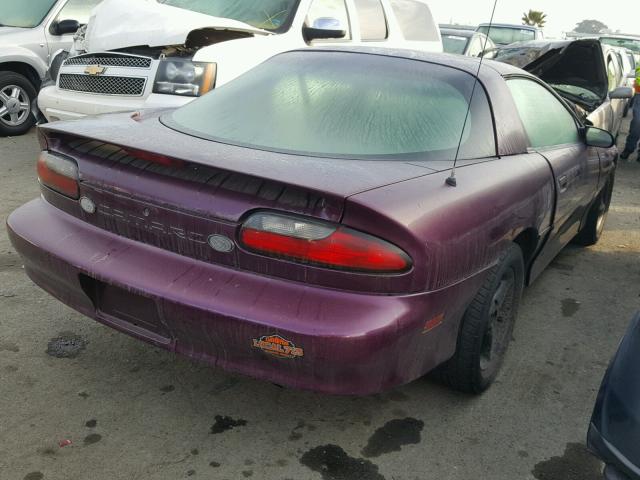 2G1FP22S1S2143467 - 1995 CHEVROLET CAMARO PURPLE photo 4