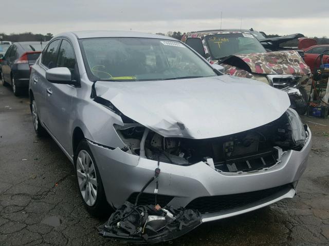 3N1AB7AP7GY312757 - 2016 NISSAN SENTRA S SILVER photo 1