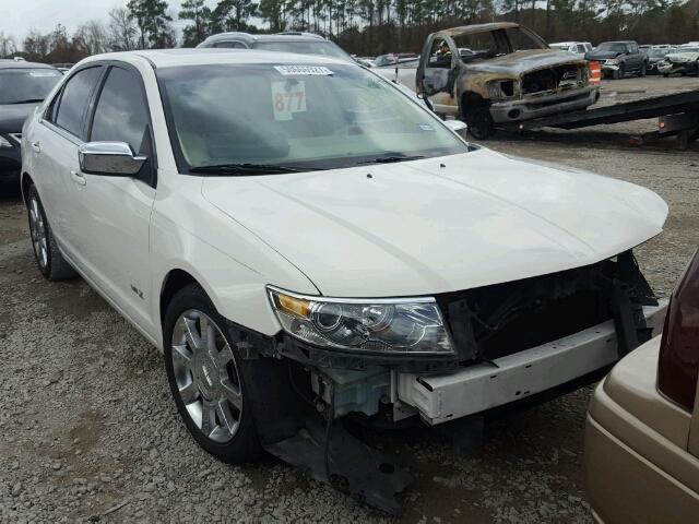 3LNHM26T49R610156 - 2009 LINCOLN MKZ WHITE photo 1