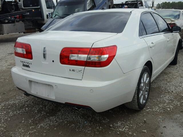 3LNHM26T49R610156 - 2009 LINCOLN MKZ WHITE photo 4