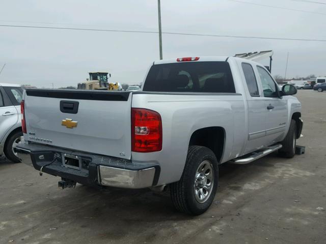 1GCRCREA9CZ287746 - 2012 CHEVROLET SILVERADO SILVER photo 4