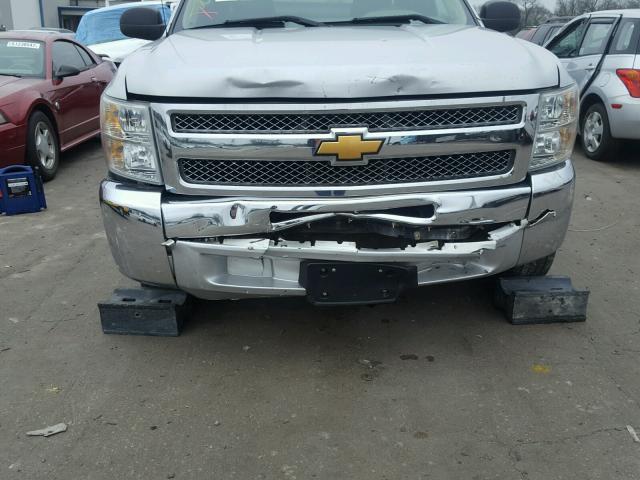 1GCRCREA9CZ287746 - 2012 CHEVROLET SILVERADO SILVER photo 9