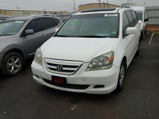 5FNRL38676B424651 - 2006 HONDA ODYSSEY EX WHITE photo 9