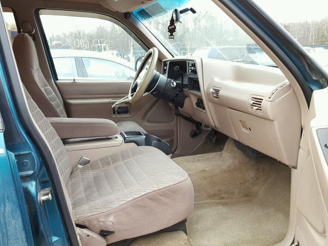 1FMDU34XXRUC27390 - 1994 FORD EXPLORER GREEN photo 5