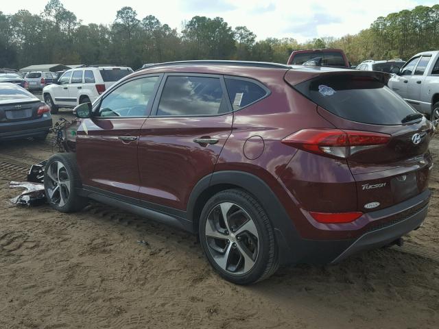 KM8J33A20GU085191 - 2016 HYUNDAI TUCSON LIM BURGUNDY photo 3