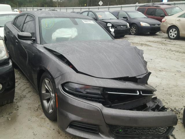 2C3CDXBG7FH918003 - 2015 DODGE CHARGER SE GRAY photo 1