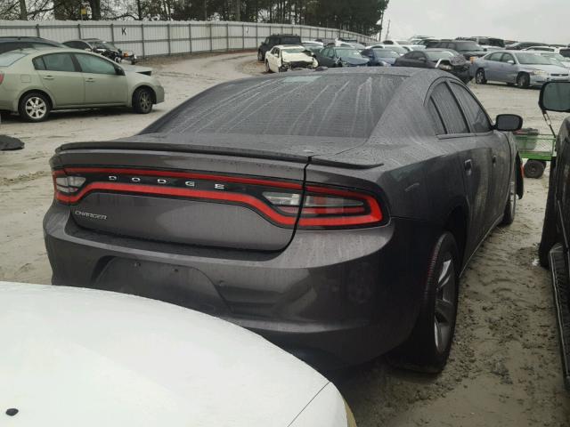 2C3CDXBG7FH918003 - 2015 DODGE CHARGER SE GRAY photo 4