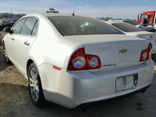 1G1ZE5E79BF388804 - 2011 CHEVROLET MALIBU LTZ WHITE photo 3