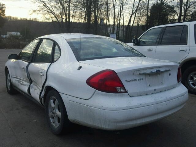 1FAFP55U1YA235260 - 2000 FORD TAURUS SES WHITE photo 3