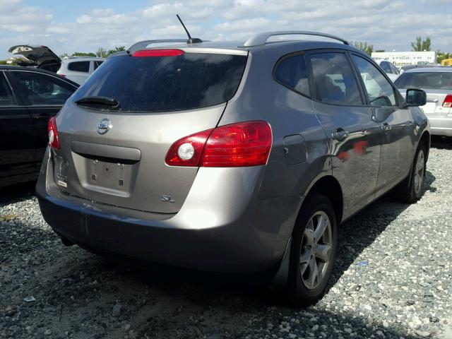 JN8AS58T18W305319 - 2008 NISSAN ROGUE S GRAY photo 4