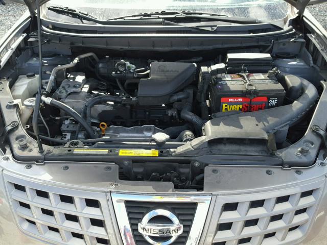 JN8AS58T18W305319 - 2008 NISSAN ROGUE S GRAY photo 7