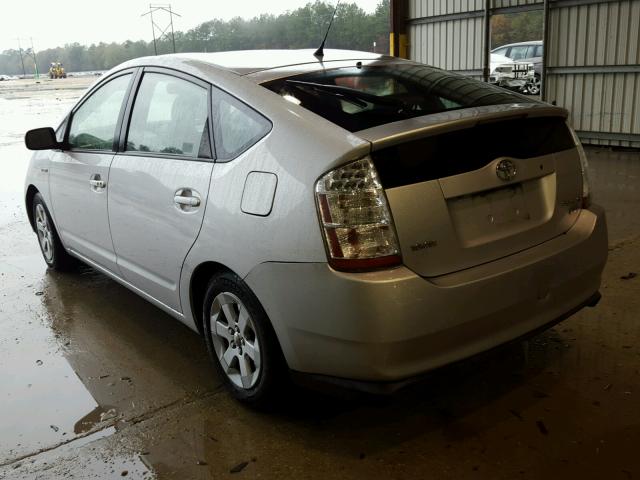 JTDKB20UX83382047 - 2008 TOYOTA PRIUS SILVER photo 3