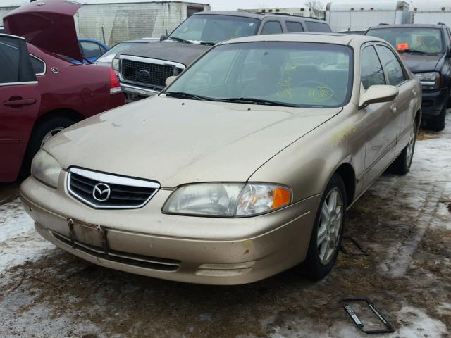 1YVGF22D5Y5133080 - 2000 MAZDA 626 ES TAN photo 2