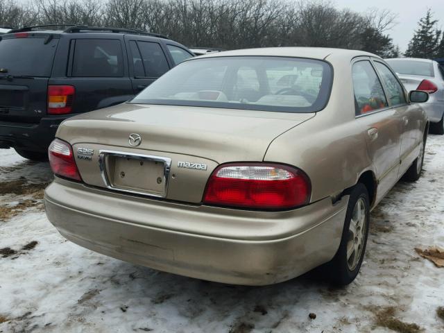 1YVGF22D5Y5133080 - 2000 MAZDA 626 ES TAN photo 4