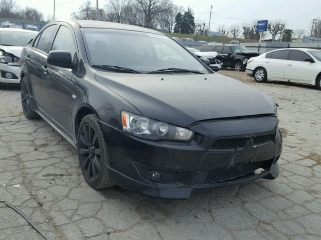 JA3AU86W49U011235 - 2009 MITSUBISHI LANCER GTS BLACK photo 1