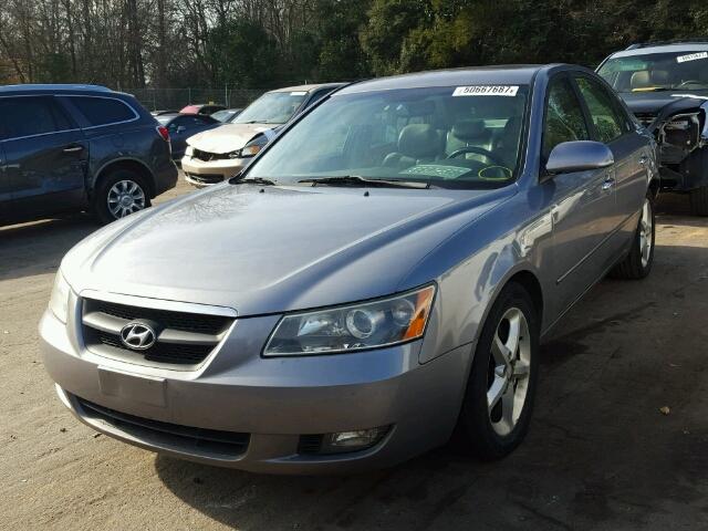 5NPEU46FX6H036495 - 2006 HYUNDAI SONATA GLS GRAY photo 2