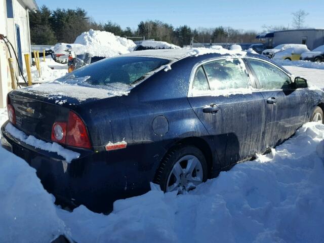 1G1ZA5E16BF249480 - 2011 CHEVROLET MALIBU LS BLUE photo 4