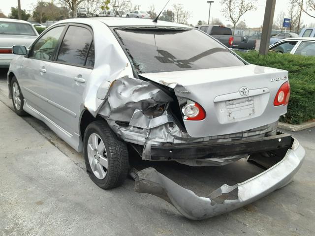 1NXBR32E26Z620869 - 2006 TOYOTA COROLLA CE SILVER photo 3