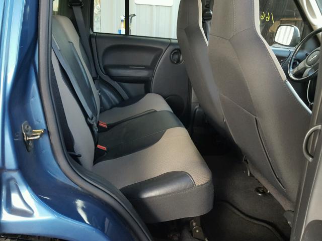 1J4GK48K84W205018 - 2004 JEEP LIBERTY SP BLUE photo 6