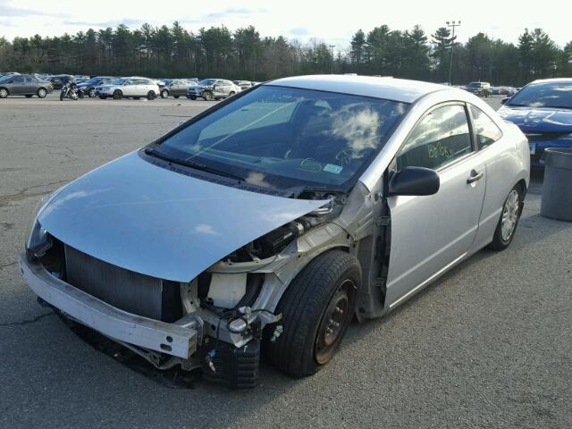 2HGFG11267H553724 - 2007 HONDA CIVIC DX SILVER photo 2