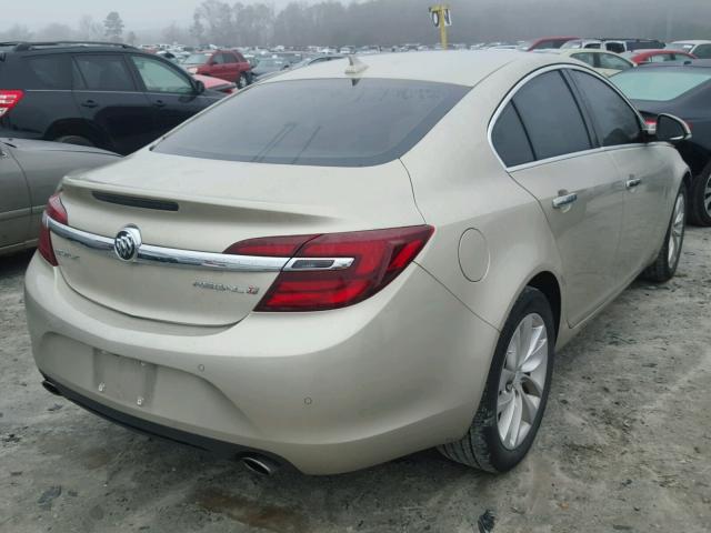 2G4GN5EX7E9257846 - 2014 BUICK REGAL PREM GOLD photo 4