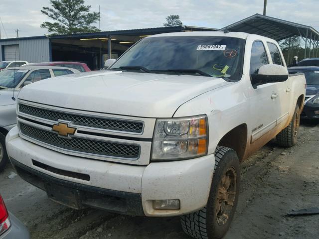 1GCPKTE75CF226200 - 2012 CHEVROLET SILVERADO WHITE photo 2