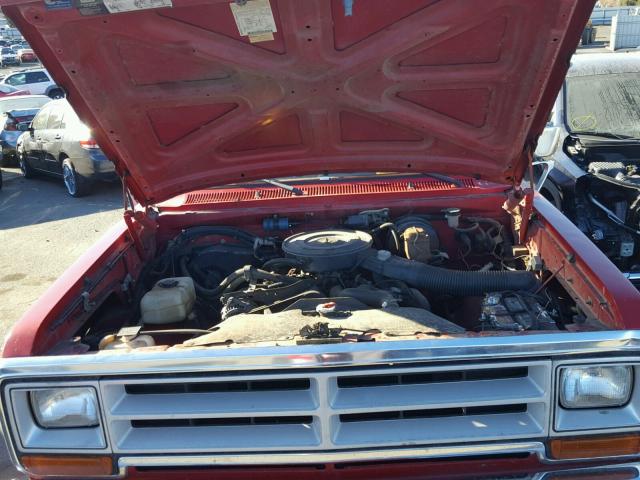 1B7KM36Z5LS641996 - 1990 DODGE W-SERIES W RED photo 7