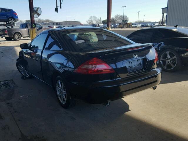 1HGCM82673A036415 - 2003 HONDA ACCORD EX BLACK photo 3