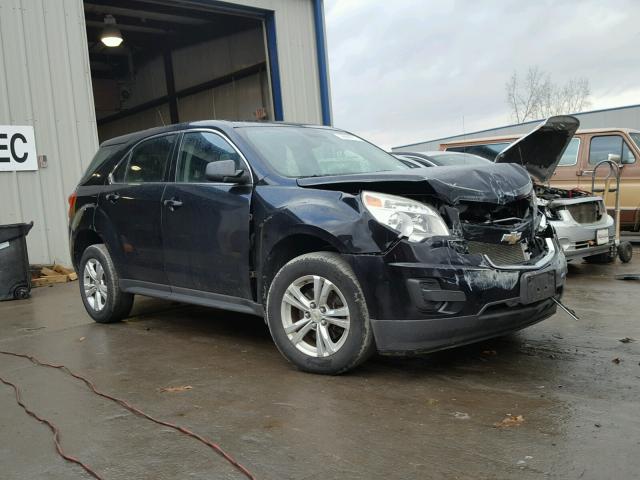 2GNFLCEK4C6142836 - 2012 CHEVROLET EQUINOX LS BLACK photo 1