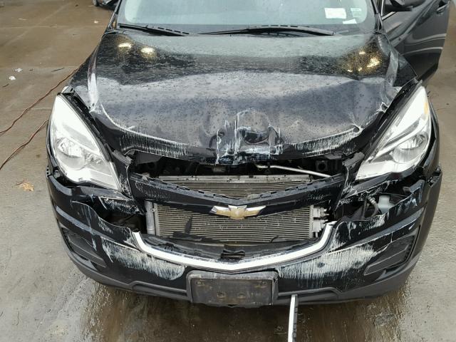 2GNFLCEK4C6142836 - 2012 CHEVROLET EQUINOX LS BLACK photo 7