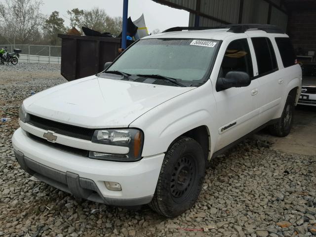 1GNES16S346230849 - 2004 CHEVROLET TRAILBLAZE WHITE photo 2