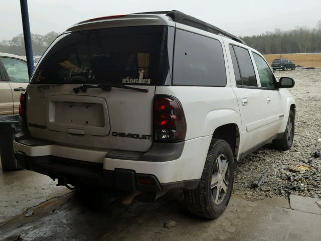 1GNES16S346230849 - 2004 CHEVROLET TRAILBLAZE WHITE photo 4