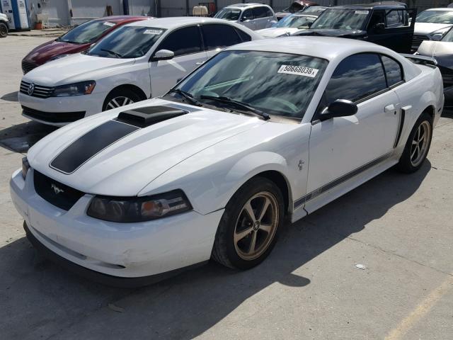 1FAFP42R93F411946 - 2003 FORD MUSTANG MA WHITE photo 2