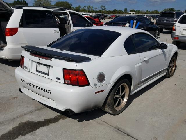 1FAFP42R93F411946 - 2003 FORD MUSTANG MA WHITE photo 4
