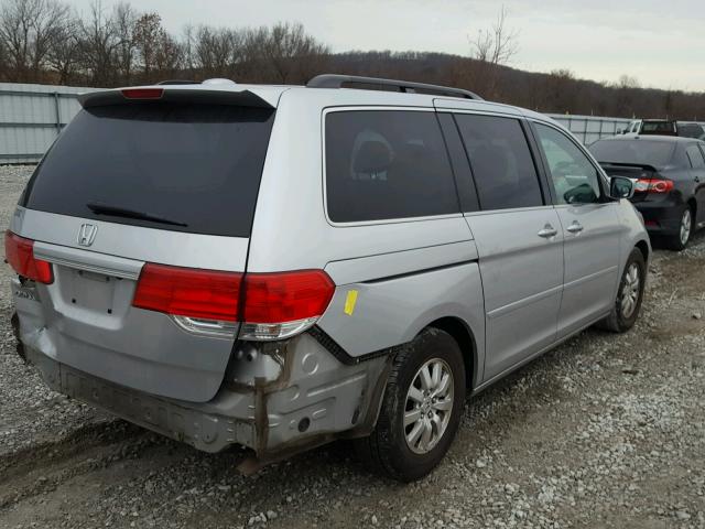 5FNRL3H67AB067948 - 2010 HONDA ODYSSEY EX SILVER photo 4