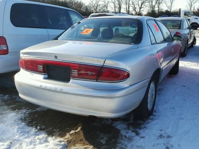 2G4WY55J911237041 - 2001 BUICK CENTURY LI SILVER photo 4