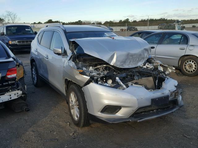 KNMAT2MVXFP546415 - 2015 NISSAN ROGUE S SILVER photo 1