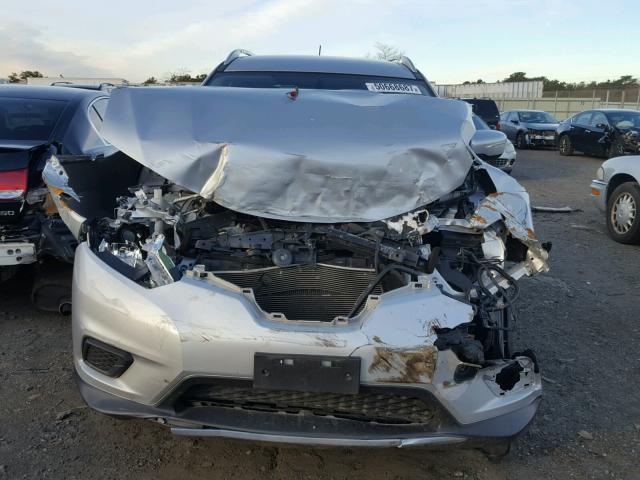 KNMAT2MVXFP546415 - 2015 NISSAN ROGUE S SILVER photo 7