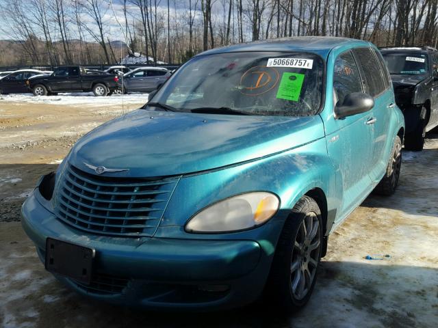 3C8FY78G84T240224 - 2004 CHRYSLER PT CRUISER TEAL photo 2