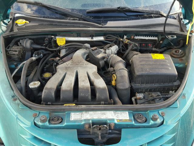 3C8FY78G84T240224 - 2004 CHRYSLER PT CRUISER TEAL photo 7