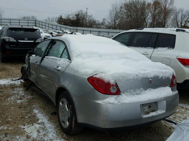 1G2ZF58B474160298 - 2007 PONTIAC G6 VALUE L GRAY photo 3