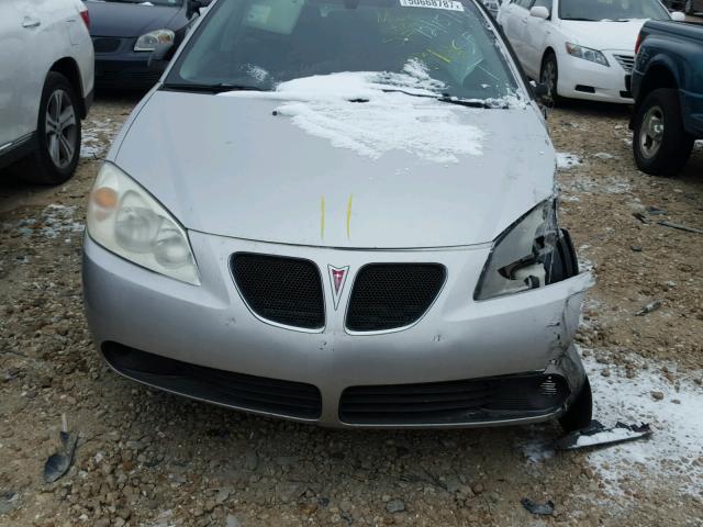 1G2ZF58B474160298 - 2007 PONTIAC G6 VALUE L GRAY photo 7