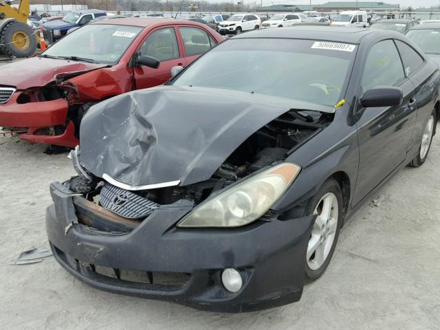 4T1CA38P95U043230 - 2005 TOYOTA CAMRY SOLA BLACK photo 2