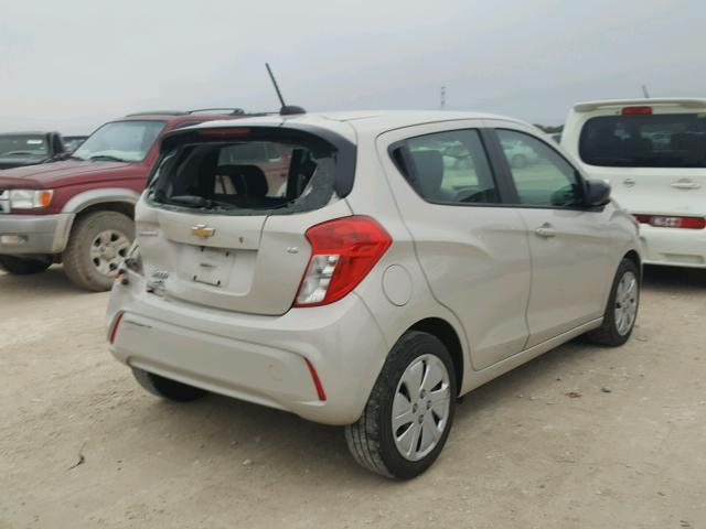 KL8CB6SA9GC608603 - 2016 CHEVROLET SPARK LS CREAM photo 4