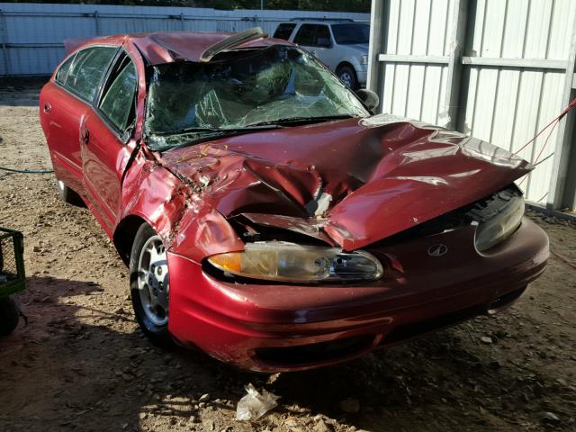 1G3NK52F63C258234 - 2003 OLDSMOBILE ALERO GX BURGUNDY photo 1