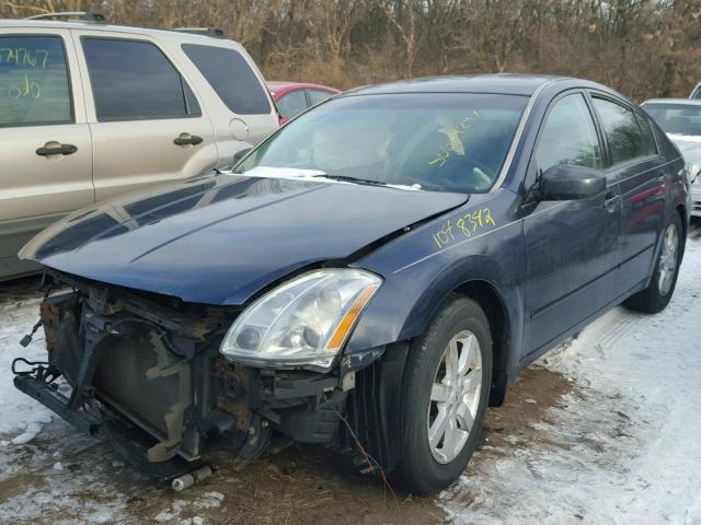 1N4BA41E25C826058 - 2005 NISSAN MAXIMA SE BLUE photo 2