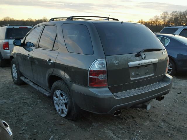 2HNYD188X6H501323 - 2006 ACURA MDX TOURIN BROWN photo 3