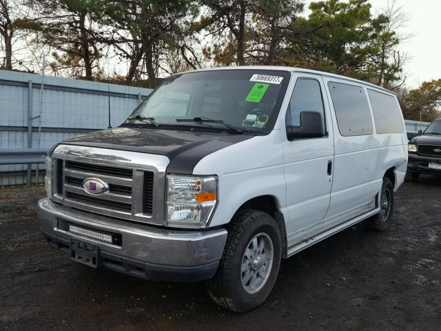 1FBNE31L19DA46769 - 2009 FORD ECONOLINE WHITE photo 2