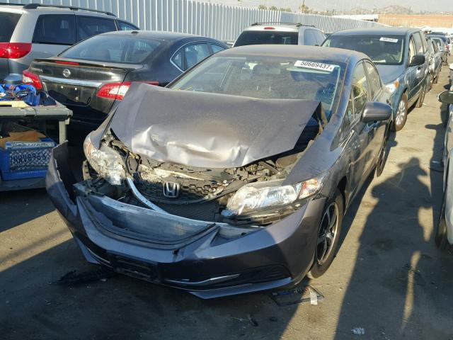 2HGFB2F70FH536022 - 2015 HONDA CIVIC SE SILVER photo 2