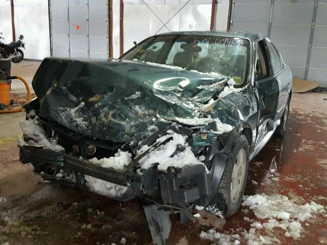 1HGCG16592A059998 - 2002 HONDA ACCORD EX GREEN photo 2